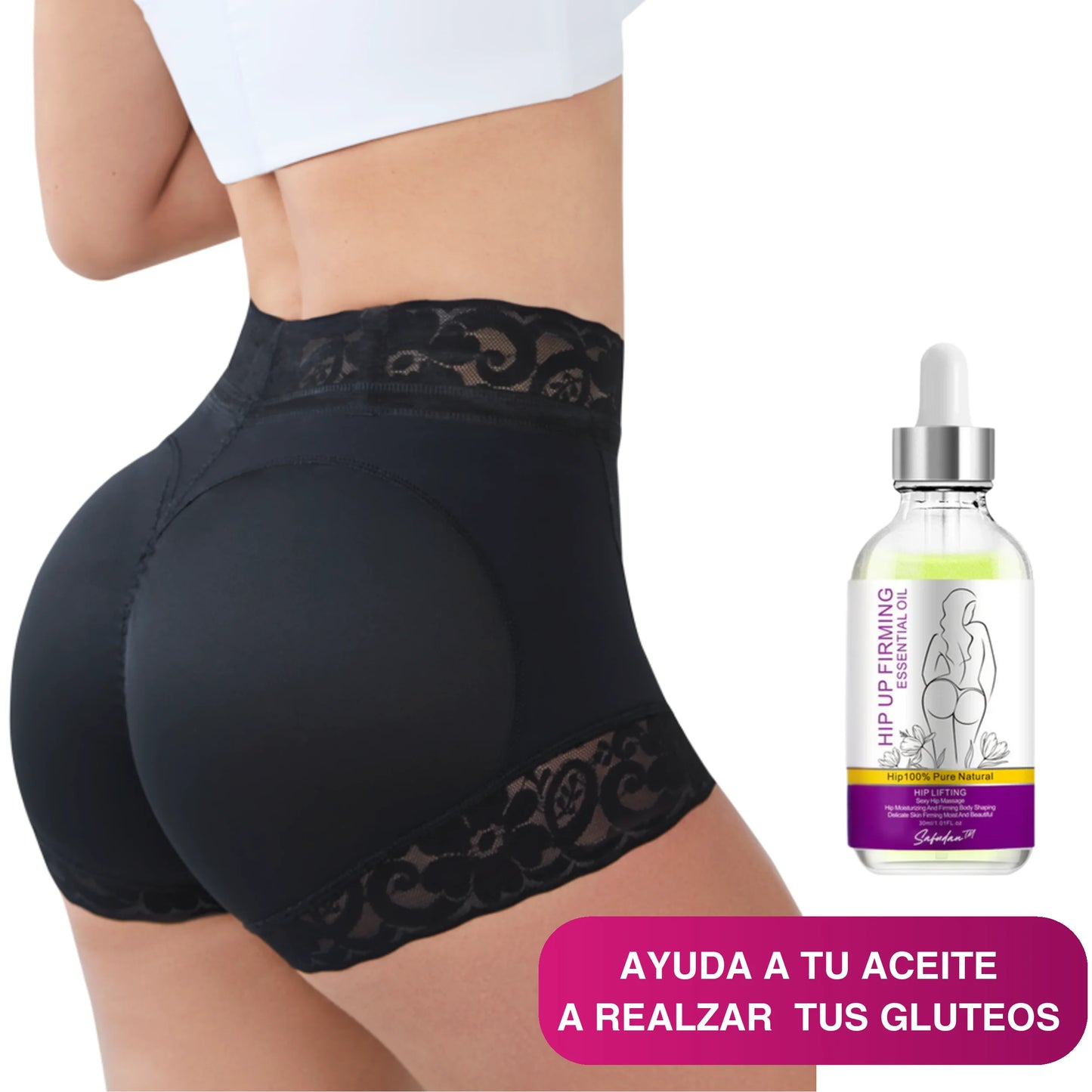 Hip Up® - Aceite Reafirmante de Glúteos