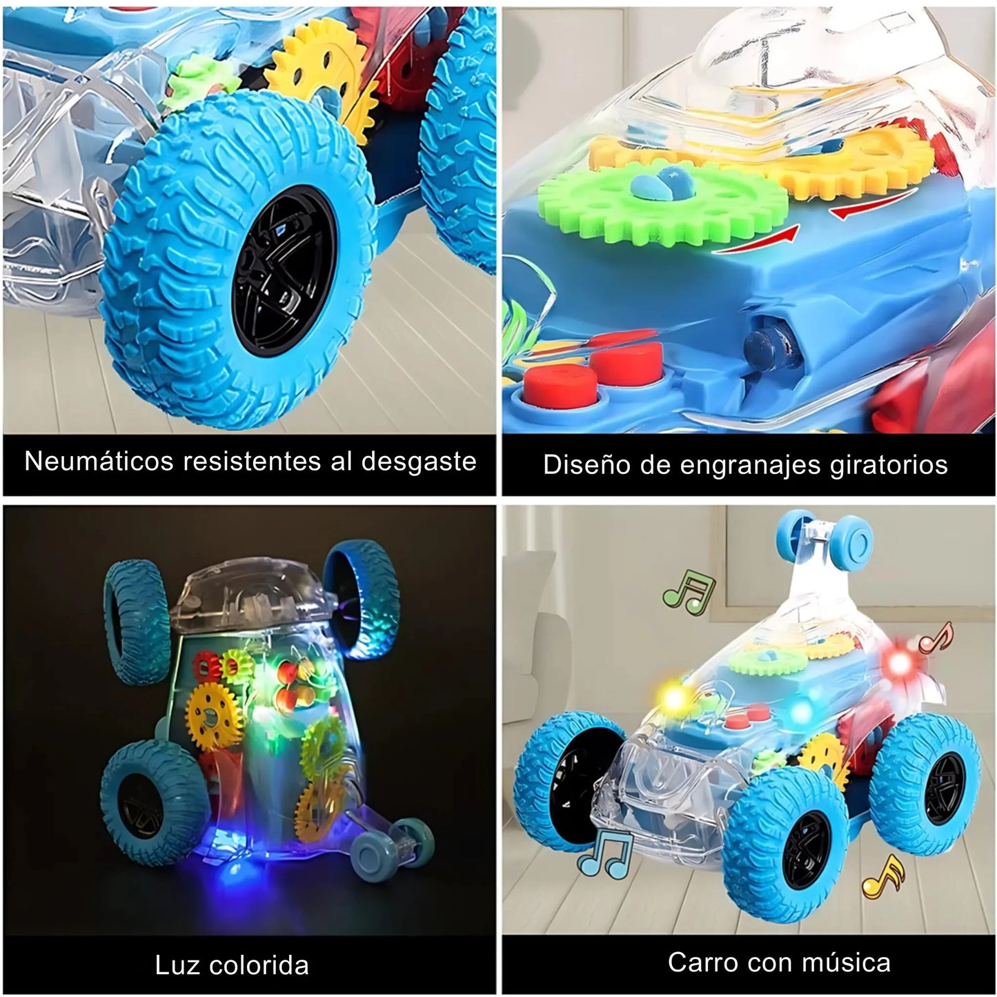 GearMonster™ - Soporta golpes y ofrece horas de diversión