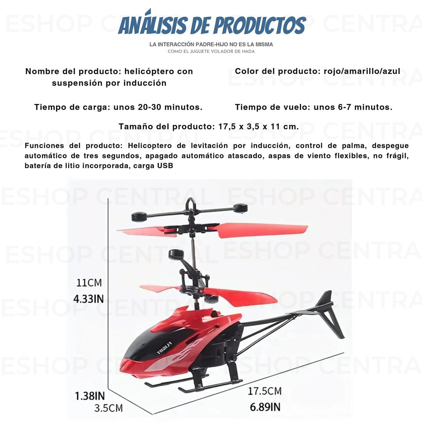 ¡HOY LLEVATE 2  Helicóptero con Sensor al mejor precio!