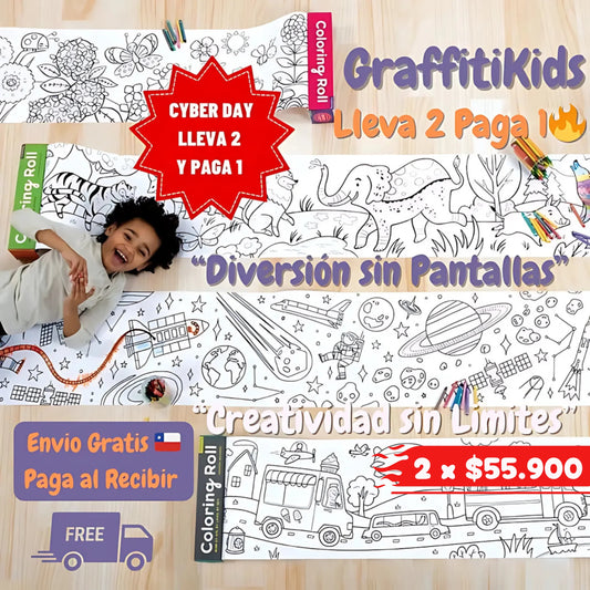 GraffitiKids™ - Rollo Educativo para Niños