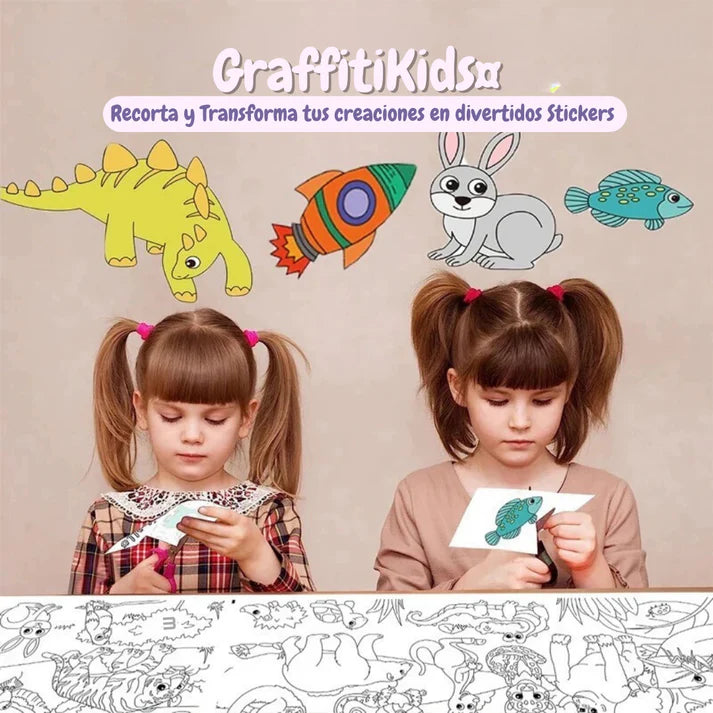 GraffitiKids™ - Rollo Educativo para Niños