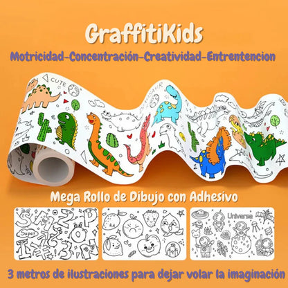 GraffitiKids™ - Rollo Educativo para Niños